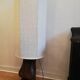 Solid wood floor lamp carved 50s
