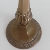 Vintage brass chandelier 5-burner