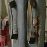 Patina teak window grey