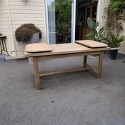 Renovated farmhouse table with extensions