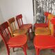 Lot de 6 chaises bistrot vintage