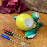 Vallauris ceramic aperitif pick holder