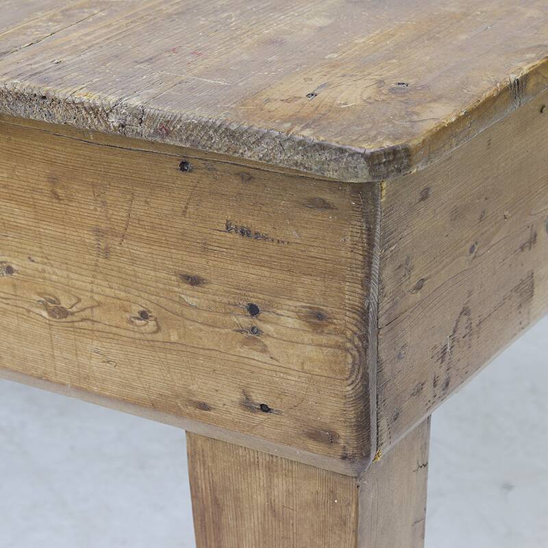 Extremely Large almost Square Pine Textile Work Table