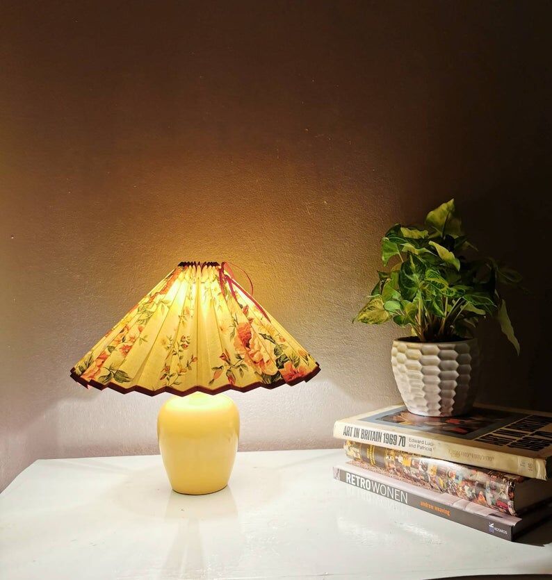 Lampe en céramique 80s