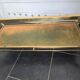 Brass living room table and glass top