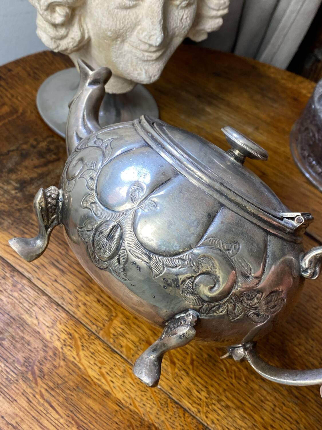 Ascot Royal silver-plated teapot