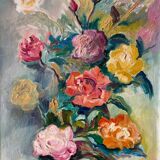 Bouquet of flowers signed from 1965