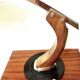President lamp by Fase – black lacquered edition and Mongoy wood - 1968