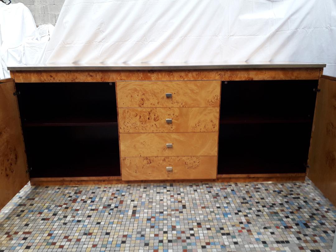 Side cabinet by Jean Claude Mahey - circa 1970