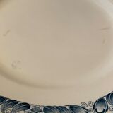 Soup tureen and 6 old Longchamp soup plates, Terre de Fer, Marcel model