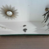 Beveled octagonal mirror 40s 50s 27 cm X 27 cm