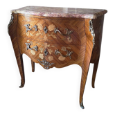 Commode en marqueterie style Louis XV
