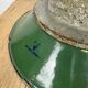 Green Enamel and Cast Iron Industrial Pendant Light, 1960s