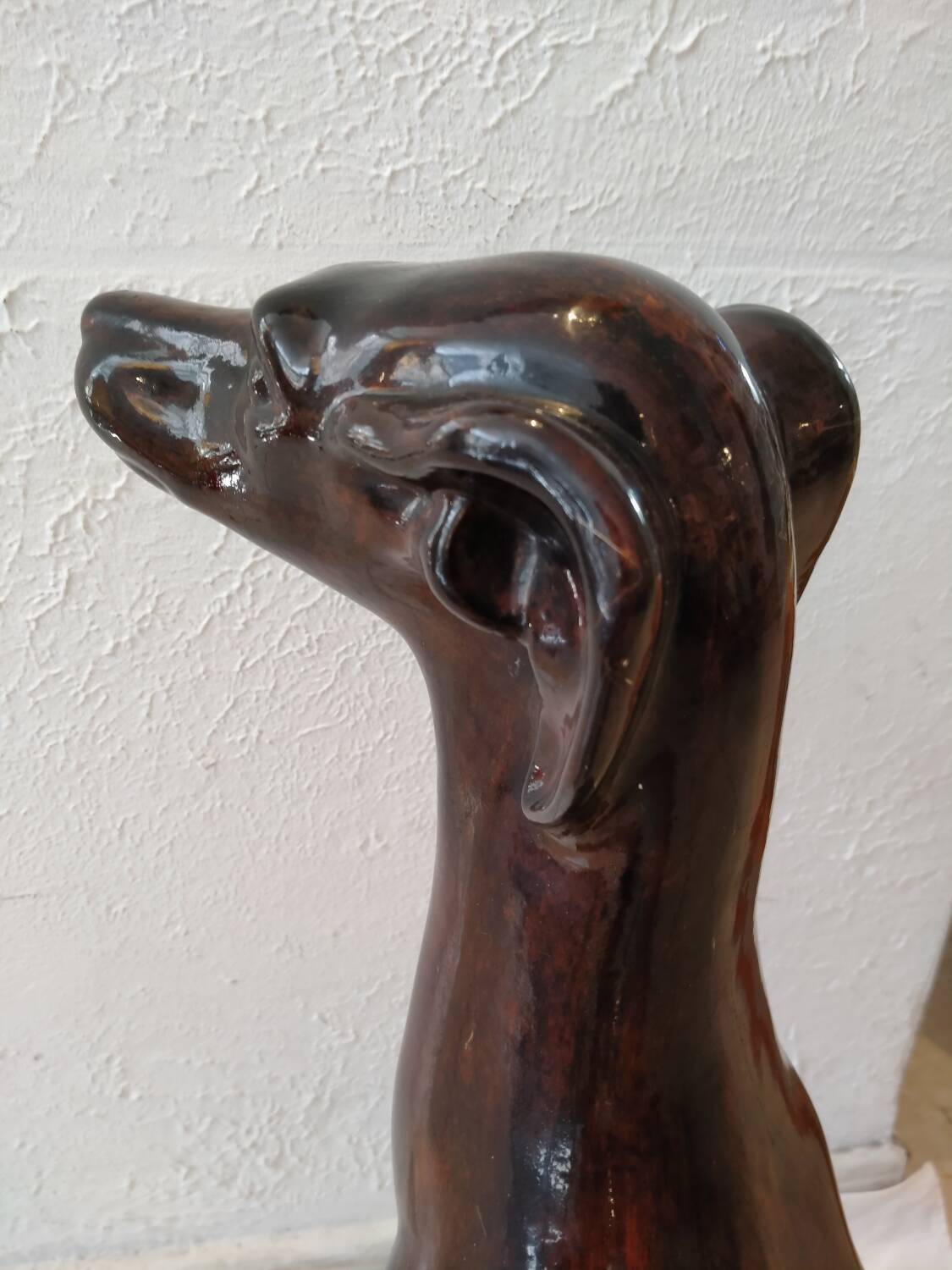 Greyhound statue from the early 20th century