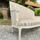 Large Sofa In Painted Wood From Louis XVI XVIII Eme Century