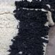 Tapis Corridor Blanc et Noir - 193 x 54 cm