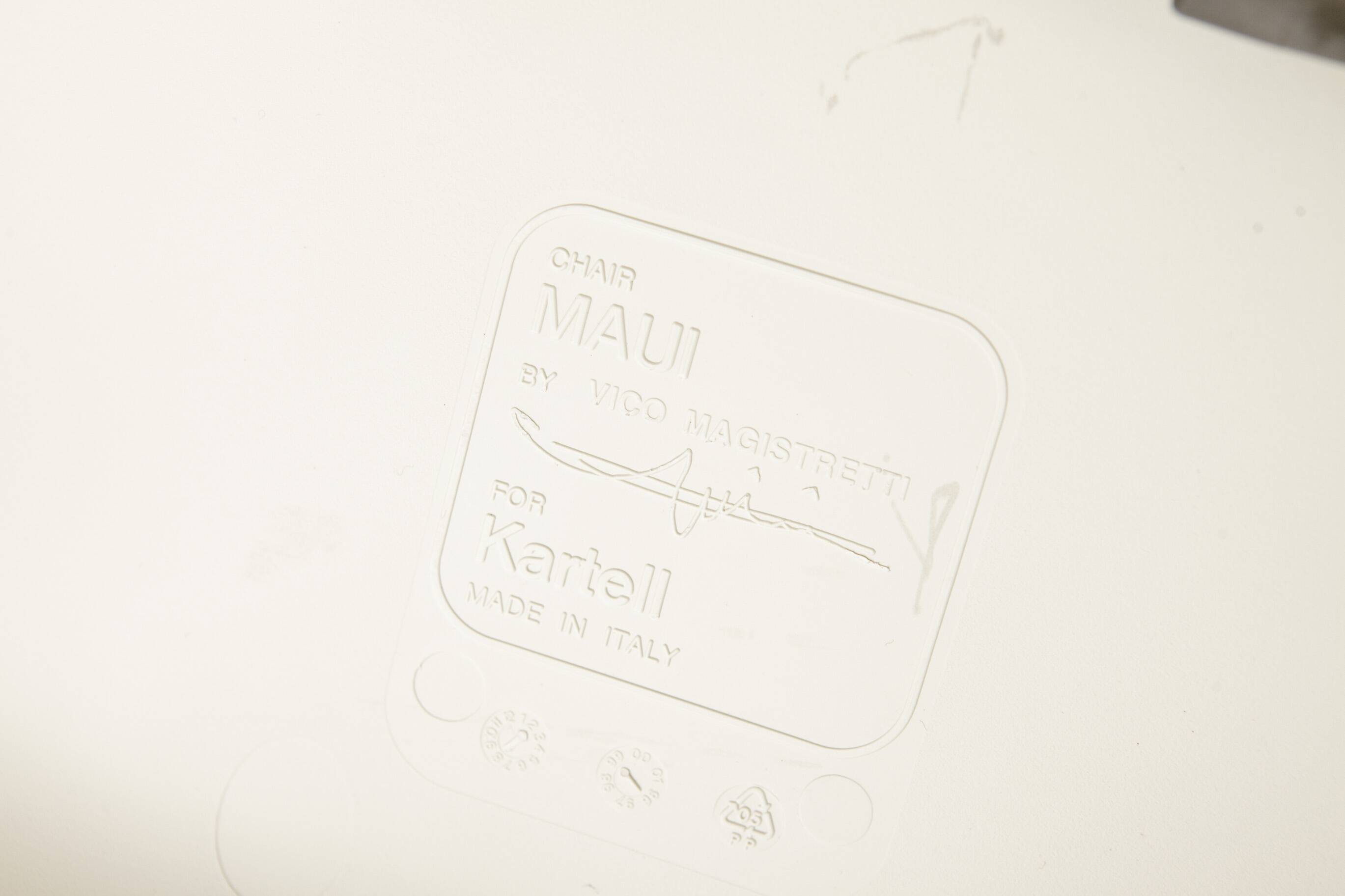 Kartell Maui Chair | Design by Vico Magistretti | Italian Chair | 1990s