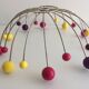 Basket Bowl Fruit Basket Atomic "Sputnik" Vintage Space Age Design Art...