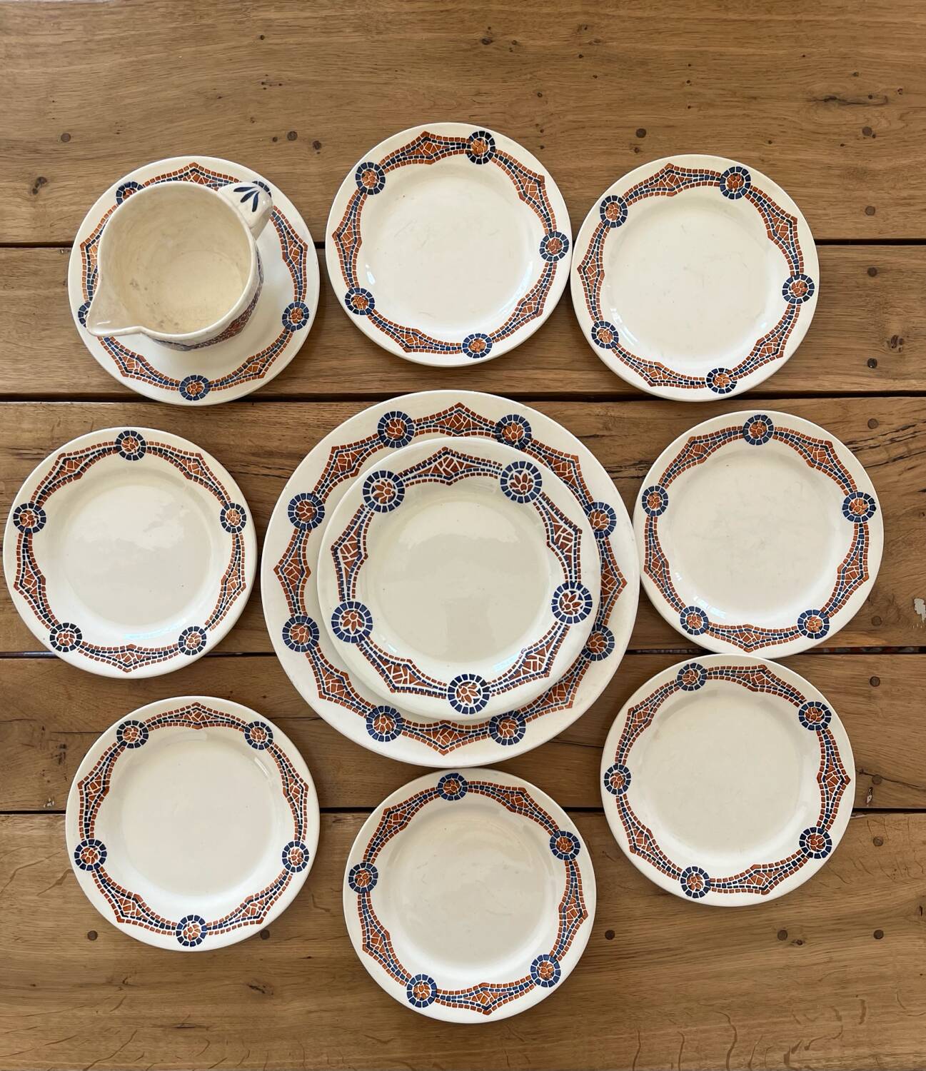 Antique tableware set
