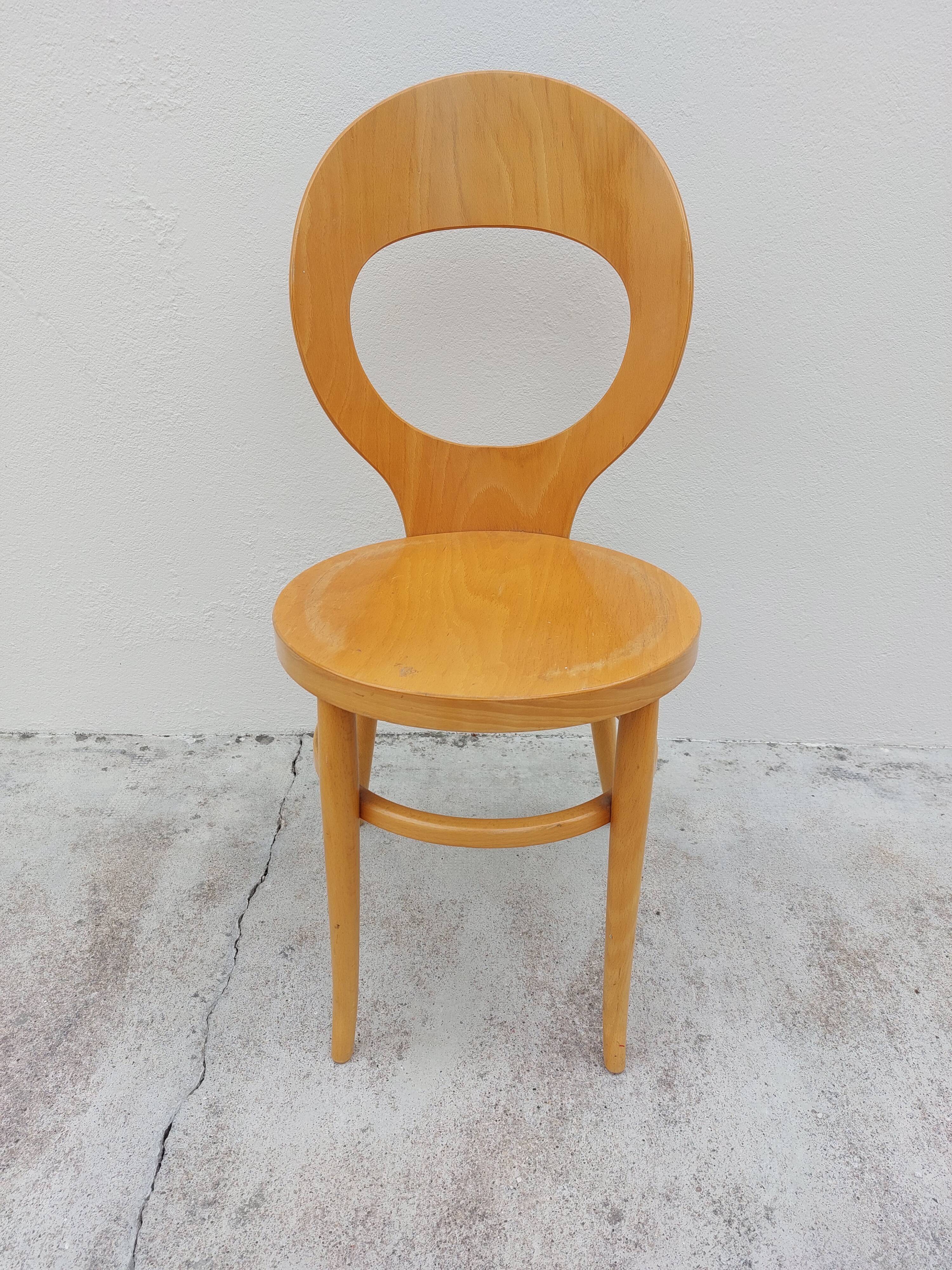 Bistro chair signed Baumann seagull model