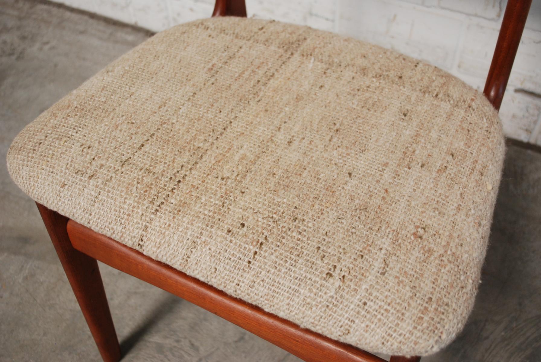 Lot de chaises en teck et chêne de Schiønning & Elgaard 1960