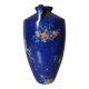 Vase bleu tacheté