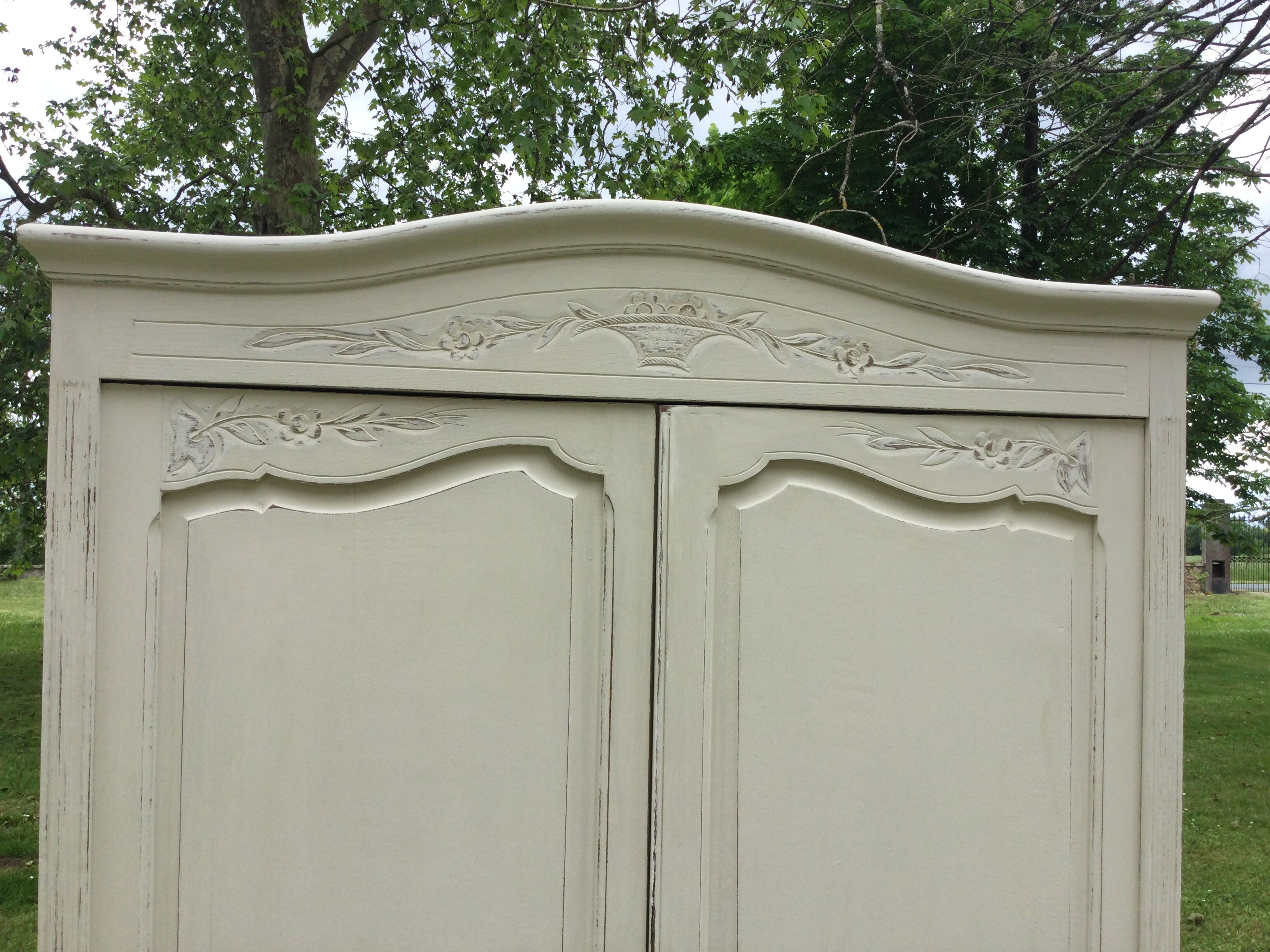 Old patinated cabinet