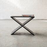 Black oak side table 'LC01' by Lena Coupez, Belgium, 2024