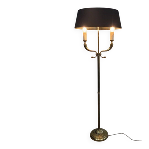 Lampadaire de parquet en laiton Maison Jansen