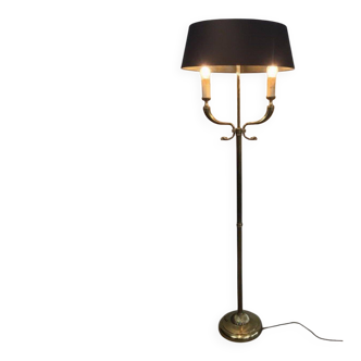 Brass floor lamp. Maison Jansen