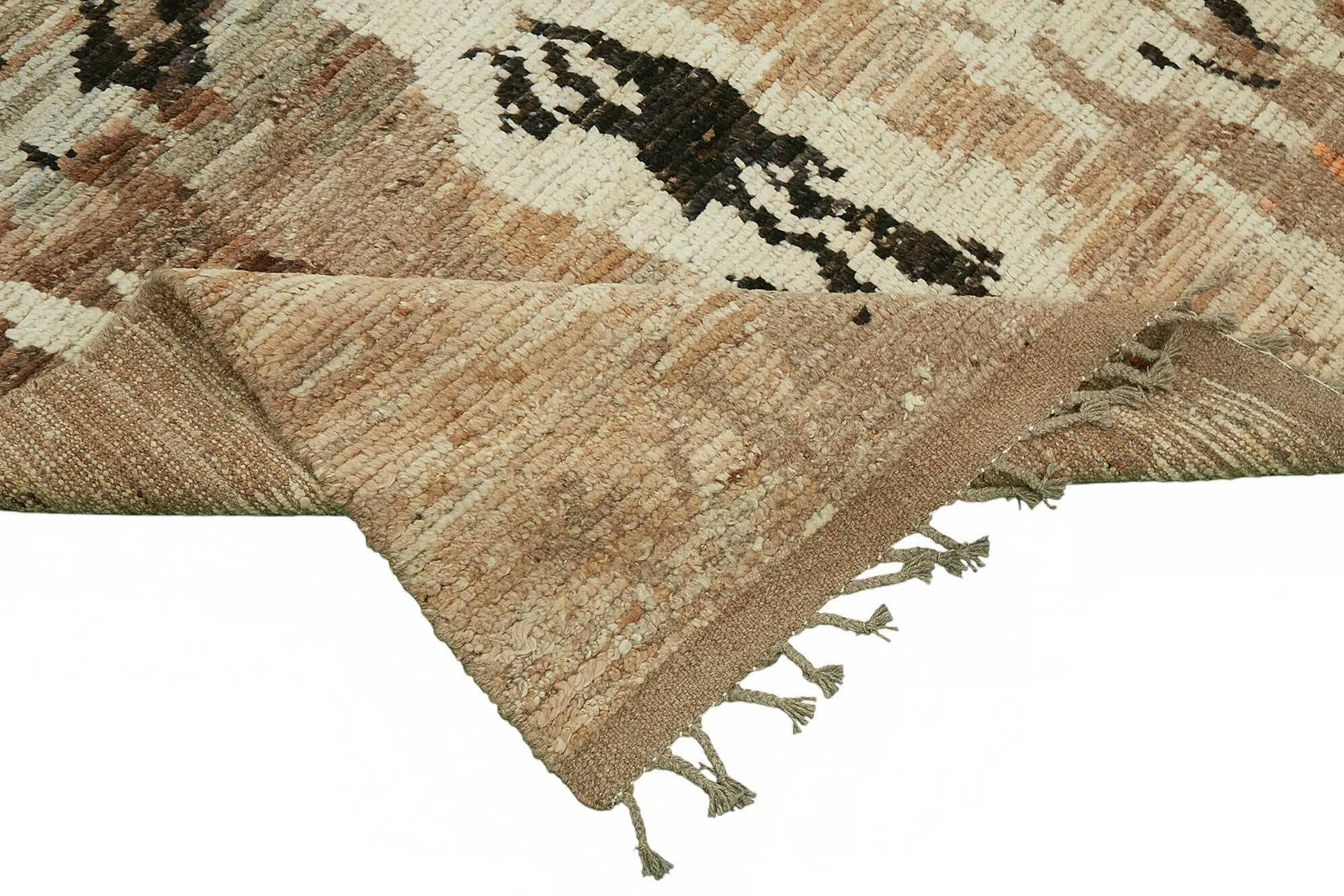 Hand-Knotted Turkish Contemporary 326 cm x 416 cm Multicolor Wool Carpet