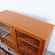 Commode vitrine WK style années 60, en teck, vintage rétro.