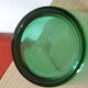 6 glasses of vintage green glass water 1970