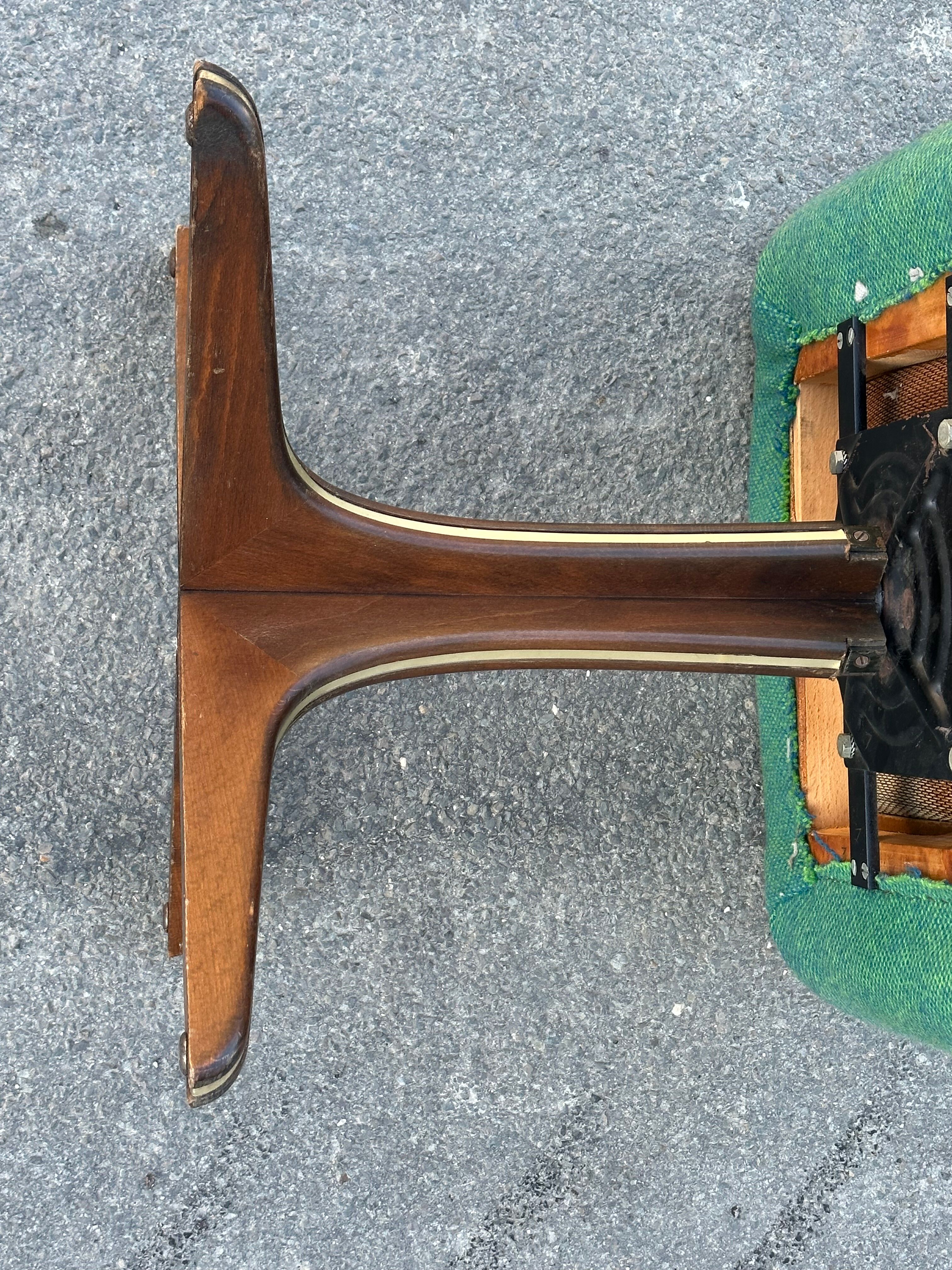 60s vintage design swivel office chair