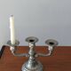 Vintage tin chandelier