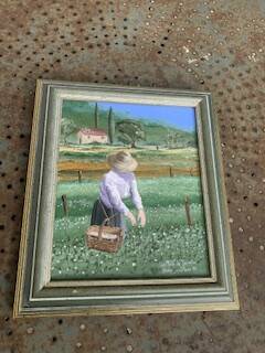 Tableau the jasmine harvest signed Didier Joculano 1993
