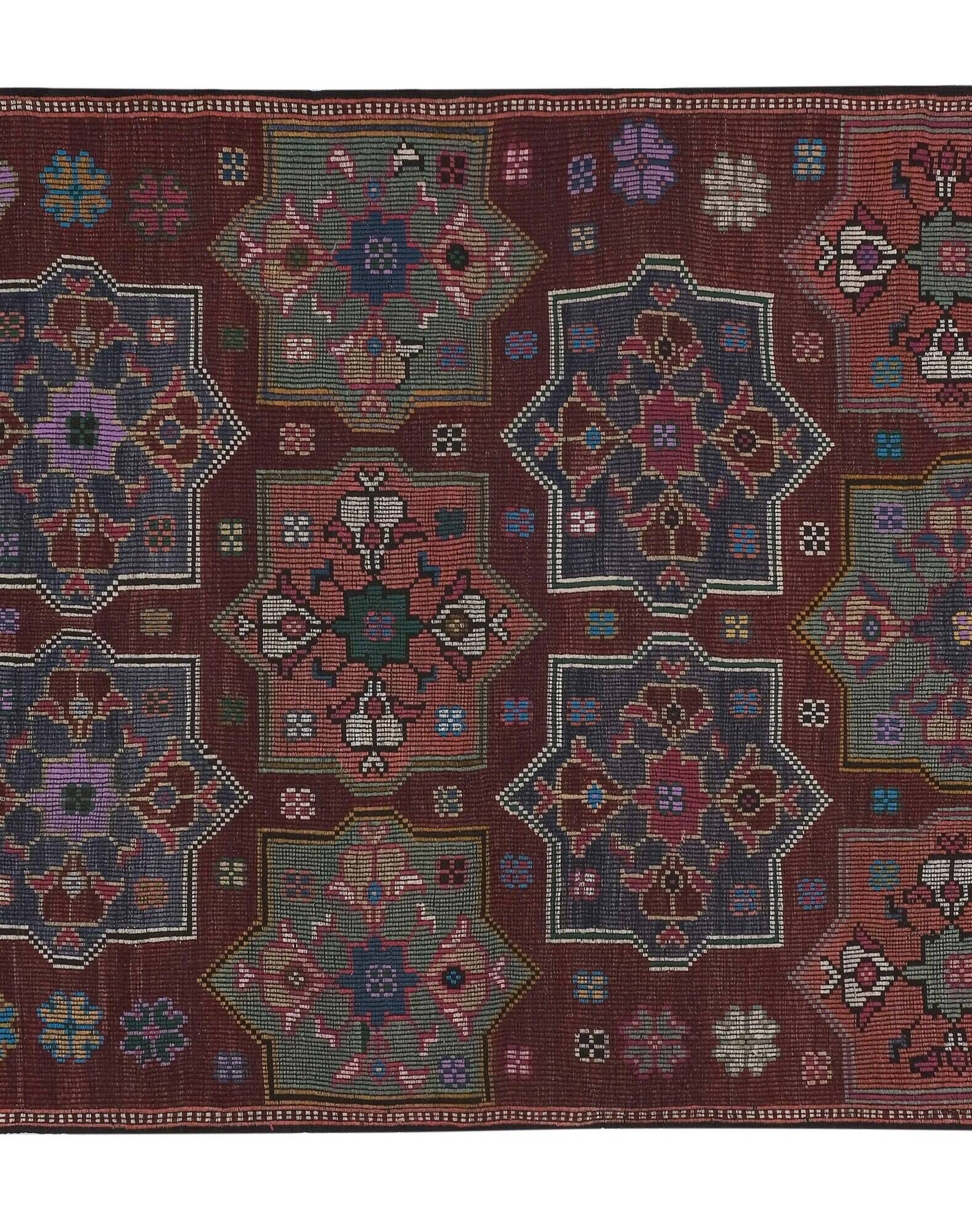 Vintage Turkish kilim handwoven 205x289 cm
