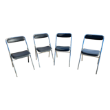 Set of 4 folding chairs Souvignet
