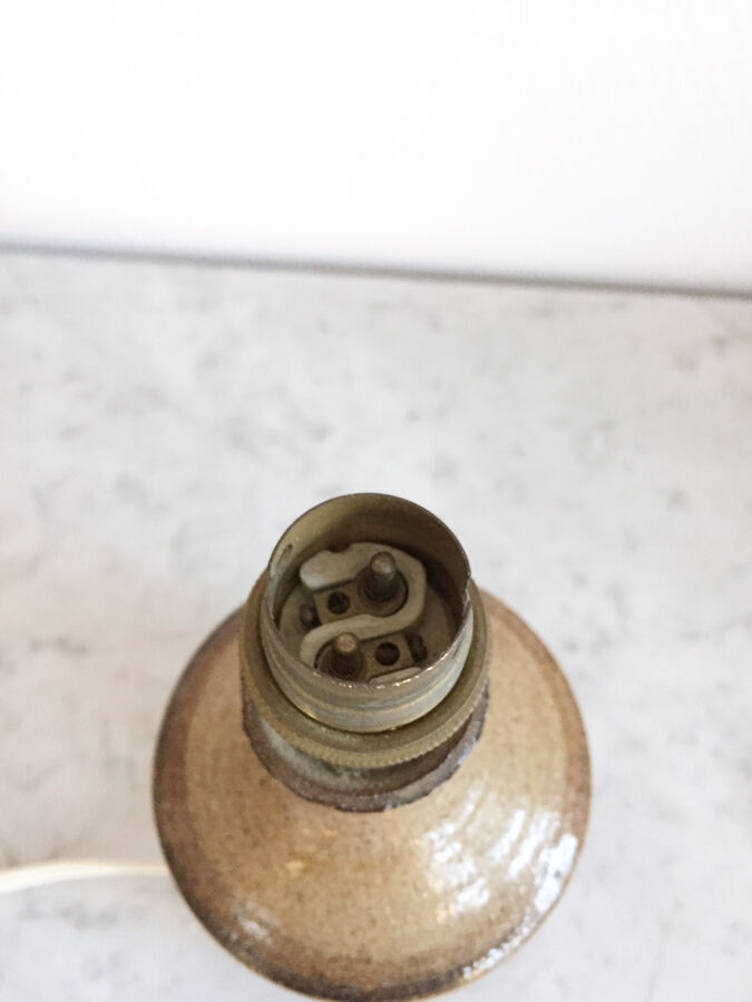 Vintage sandstone lamp, 1970