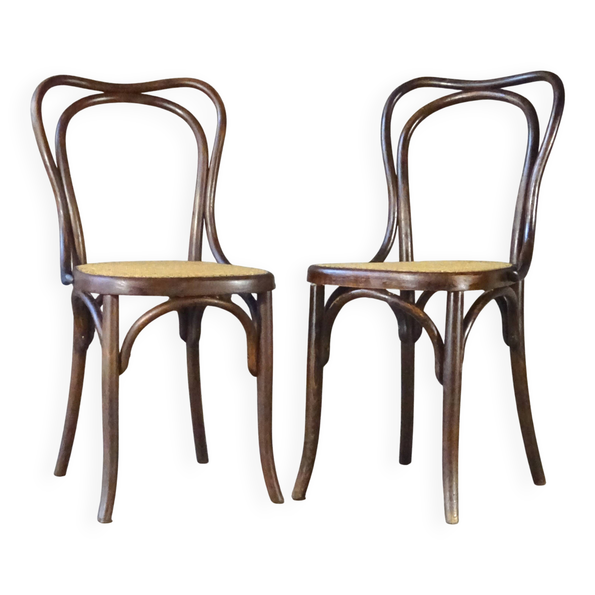 Kohn bistro chair No. 55 circa 1910, not Thonet.