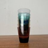 Coloured Shot Glasses German Mid-Century, 1960s, Set of 6