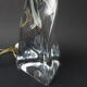 Large lamp foot 70s, crystal of St Louis