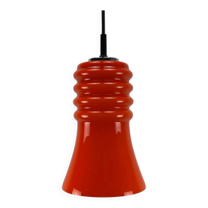 suspension en verre orange