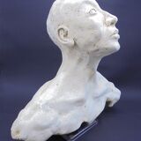 Plaster bust