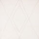 Berber carpet beni ourain ecru with diamond patterns in relief 215 x 148 cm