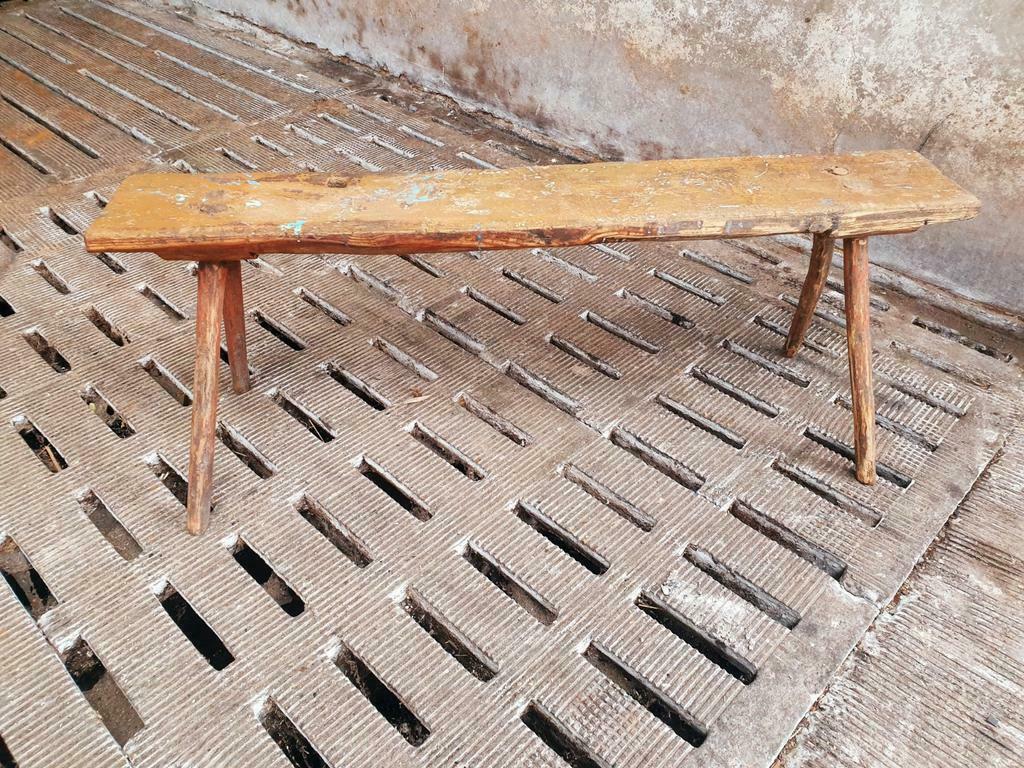 Wooden bench