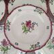 Set of 6 flat plates Gien France Lorraine model