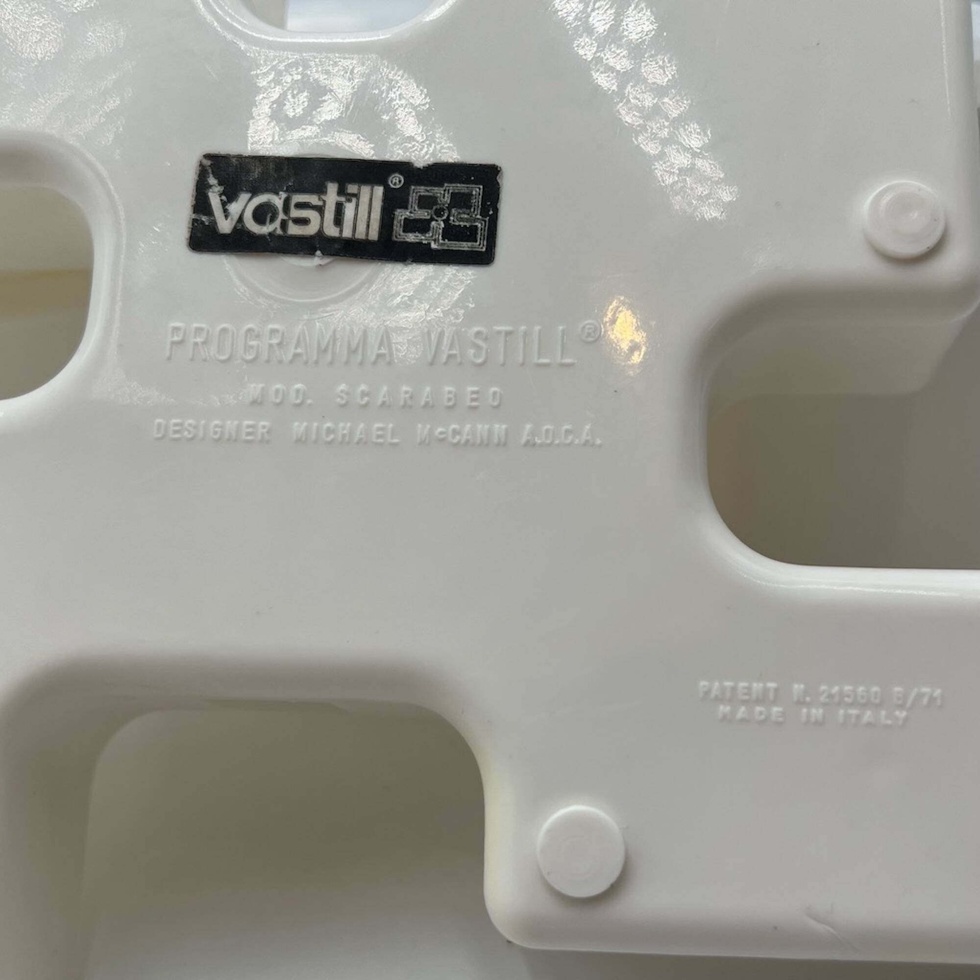 Space Age Vase 'Scarabeo' by Micheal McCann for Programma Vastill, 70s