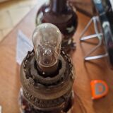 Pair of art nouveau lamps