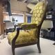 Fauteuil Voltaire à crémaillère